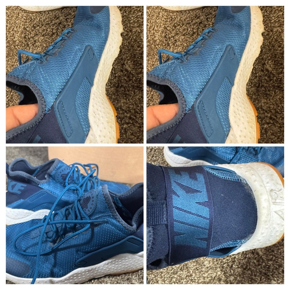 Nike Navy and White Athletic Shoes